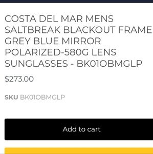 Costa mens salt break sunglasses